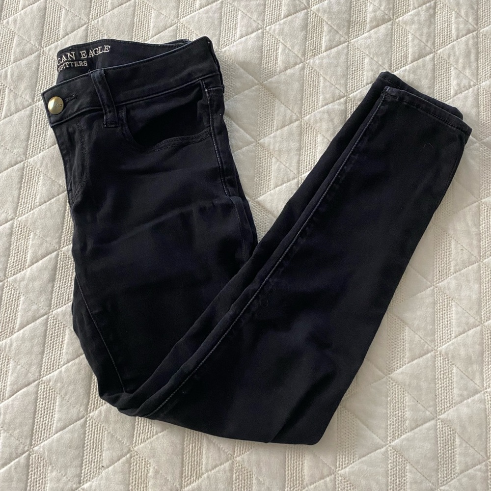 American Eagle 4 short black Jegging jeans